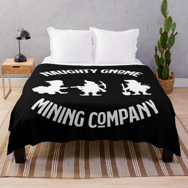 Item preview, Naughty Gnome Mining Company Funny Miner Cryptocurrency designed and sold by funnytshirtemp.