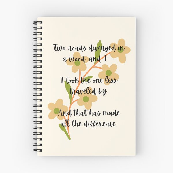 Item preview, The Road not taken- Robert Frost Poem designed and sold by Faeblehoarder.