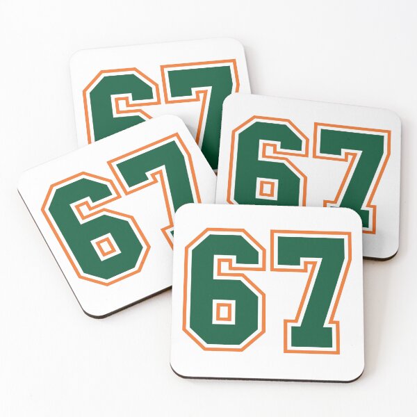 Item preview, Jersey 67 Number. Number sixty-seven Straight From Miami designed and sold by Urosek.