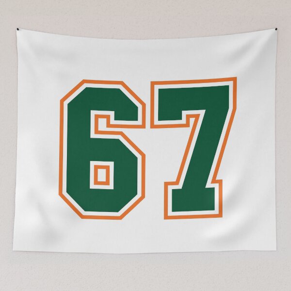Item preview, Jersey 67 Number. Number sixty-seven Straight From Miami designed and sold by Urosek.