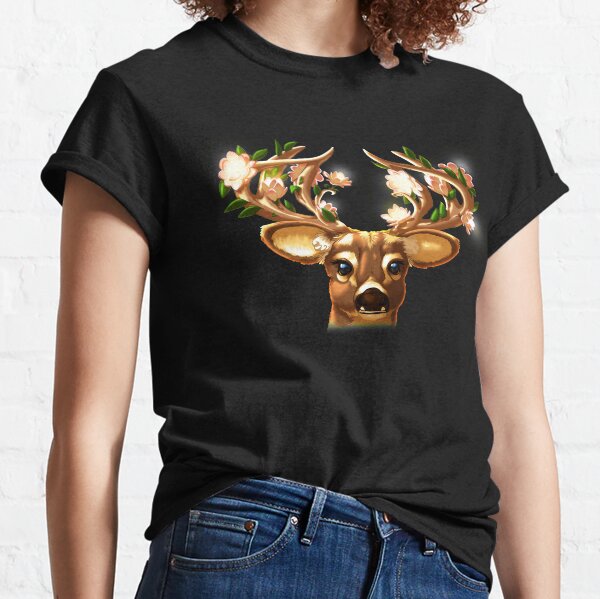 Lichtblumen Hirsch Classic T-Shirt