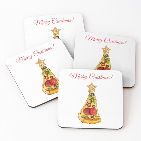 Item preview, Merry Crustmas - Funny Pizza Crust Christmas Tree designed and sold by Irelene.