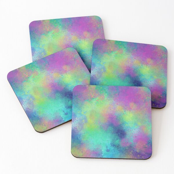 Item preview, Tropical  rainstorm Tie Dye Crush purple and green pattern designed and sold by LJWDesigns.