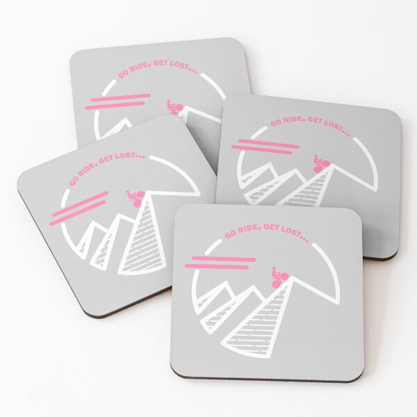 Item preview, Climbing Abstract Triple Peaks Grey White Pink designed and sold by RabeDesigns.