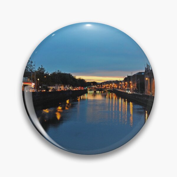 Item preview, Dublin. River Liffey at dusk designed and sold by Random Railways.