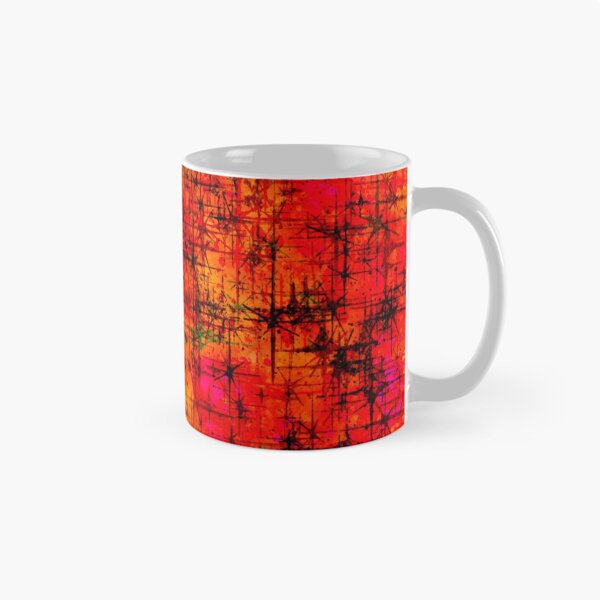 Item preview, Red  firestorm Tie Dye Crush red and orange pattern designed and sold by LJWDesigns.