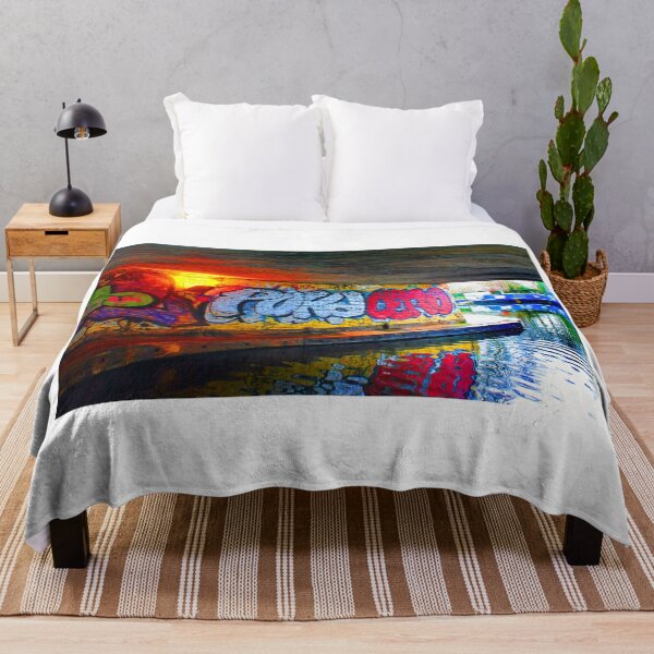 Item preview, Graffiti Street Art Regent's Canal Camden London designed and sold by AndyEvansPhotos.