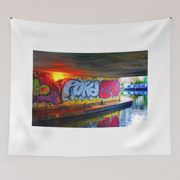 Item preview, Graffiti Street Art Regent's Canal Camden London designed and sold by AndyEvansPhotos.