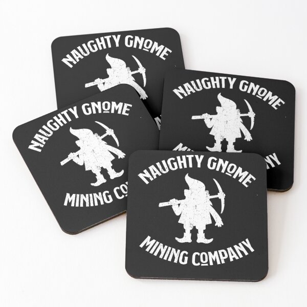 Item preview, Naughty Gnome Mining Company Funny Miner Cryptocurrency designed and sold by funnytshirtemp.