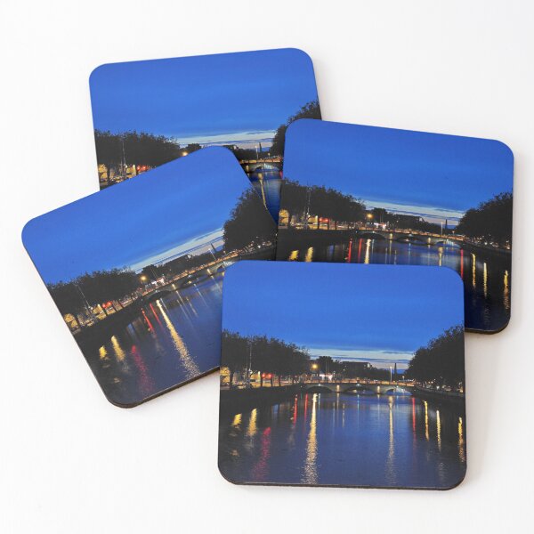 Item preview, Dublin. River Liffey at dusk designed and sold by Random Railways.