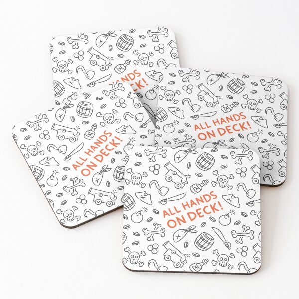 Item preview, Pirate theme pattern with slogan designed and sold by AleksOrel.