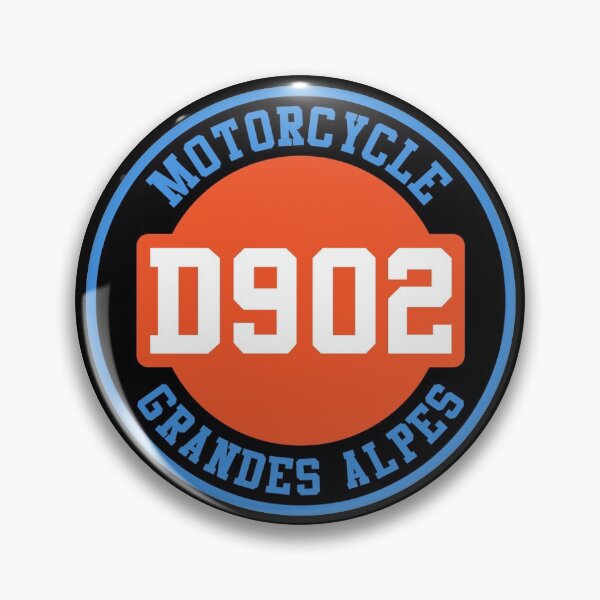 Aperçu de l'œuvre D902 - T-Shirt Moto Route des Grandes Alpes + Autocollant créée et vendue par ROADTROOPER.