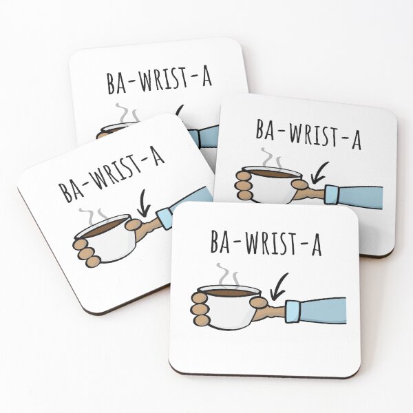 Item preview, Ba-wrist-a - Coffee Pun designed and sold by The-Drip-Feed.