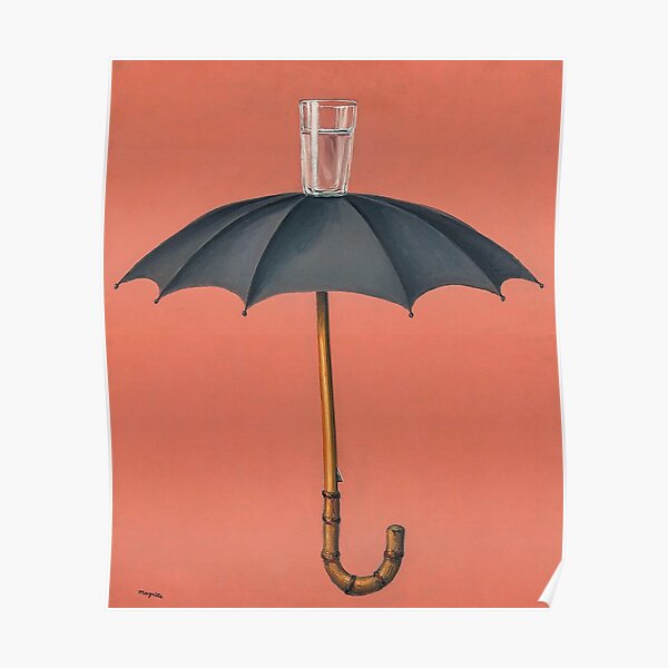 Vacation Of Hegel by Rene Magritte Poster