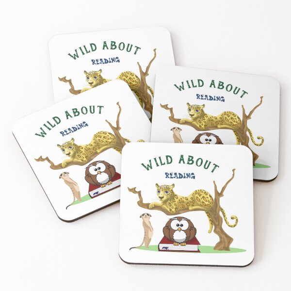 Item preview, Wild About Reading designed and sold by TINASTORESHOPE.