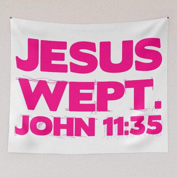Item preview, Jesus wept designed and sold by plushism.