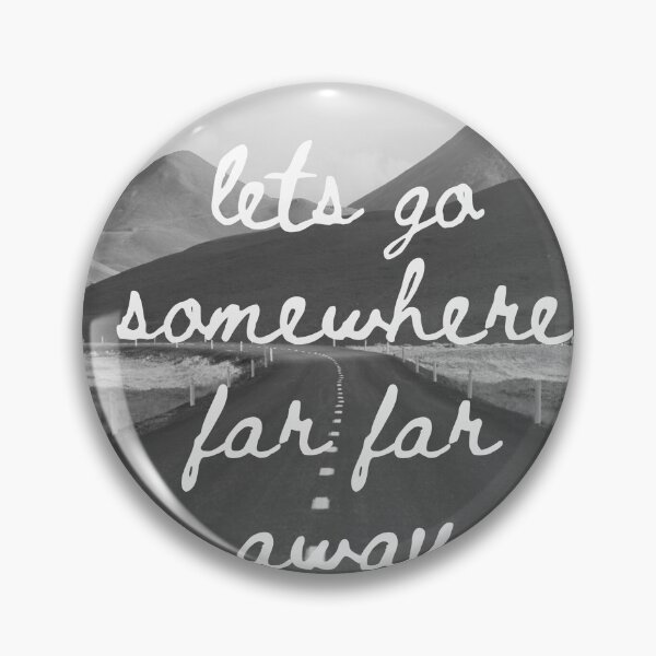 Item preview, lets go somewhere- black and white designed and sold by WanderAesthetic.