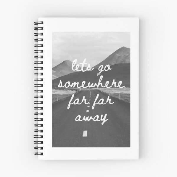 Item preview, lets go somewhere- black and white designed and sold by WanderAesthetic.