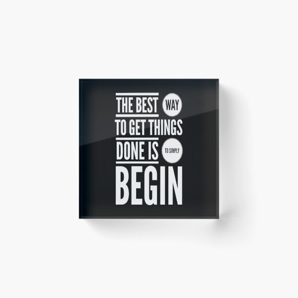 Item preview, Begin When You Are Ready designed and sold by Michael Schmidt.