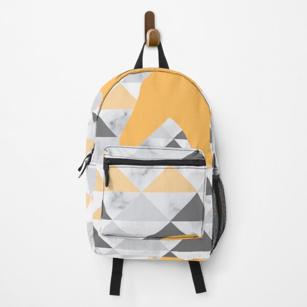 Item preview, Preppy Nordic Geometric Pattern Grey Yellow Polar Bear designed and sold by IamTrending.
