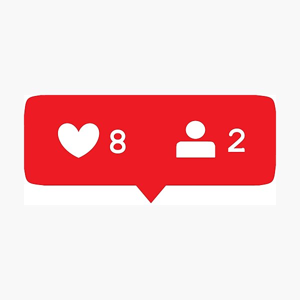 Item preview, Instagram Likes designed and sold by Gevover.