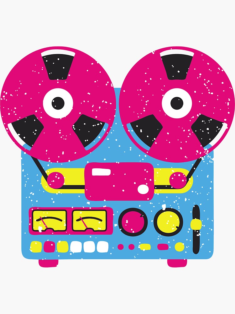 "Tape Machine " Sticker for Sale by Rydashler Redbubble