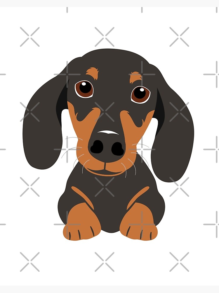 Happy Dachshund Sausage Dogs Pet Mat for Sale by Lulupainting