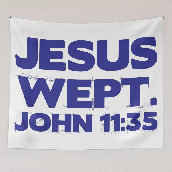 Item preview, Jesus wept designed and sold by plushism.