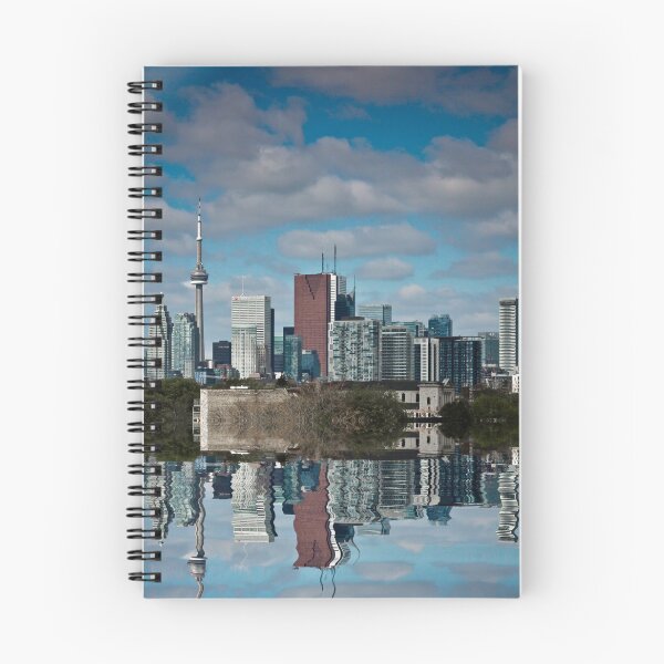 Item preview, Toronto Skyline From The Pape Ave Bridge Reflection No 1 designed and sold by The Learning Curve Photography.