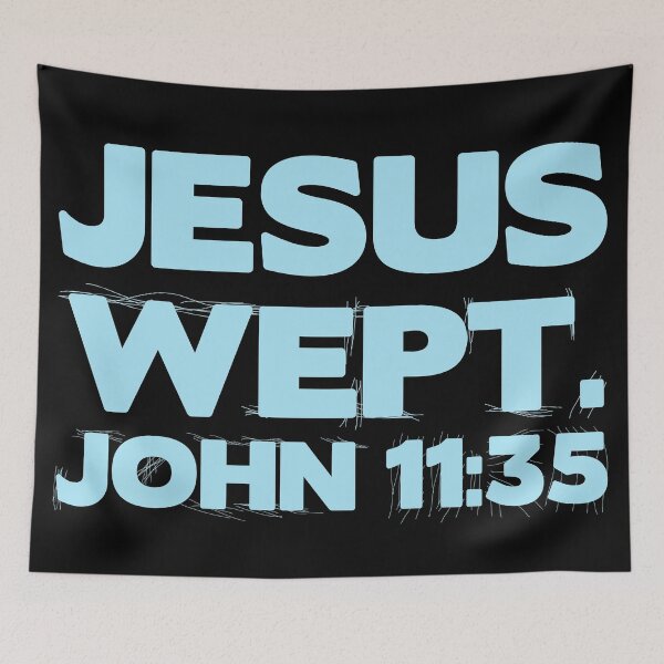 Item preview, Jesus wept designed and sold by plushism.
