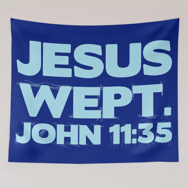 Item preview, Jesus wept designed and sold by plushism.