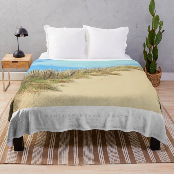 Item preview, Painterly image of Bantham Beach, Devon designed and sold by andrewroland.