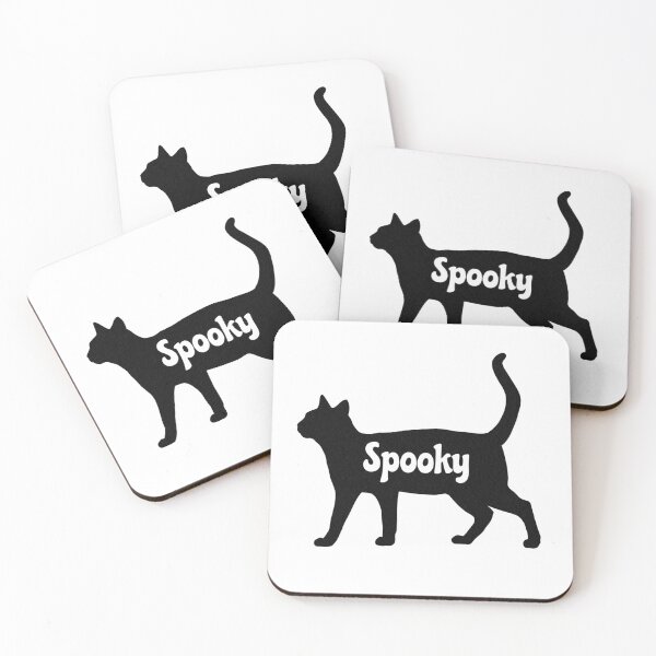 Item preview, Spooky Black Cat designed and sold by cardtroversial.