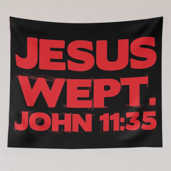 Item preview, Jesus wept designed and sold by plushism.