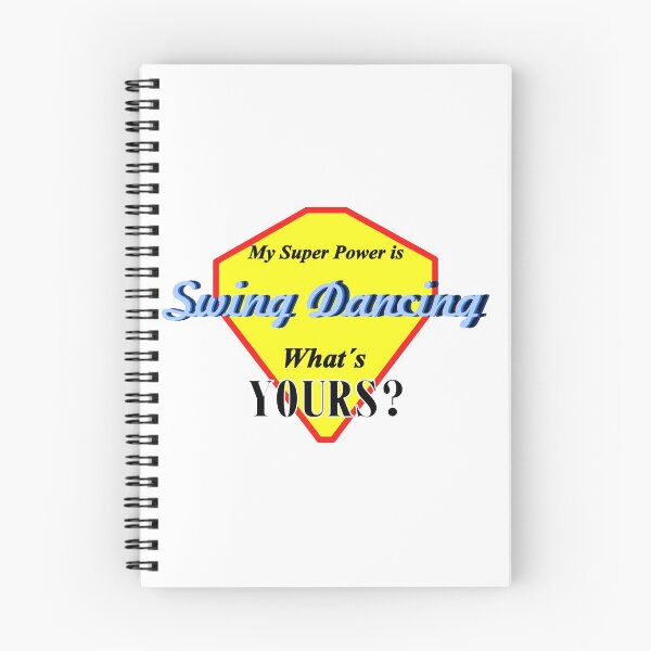 Item preview, My Super power is Swing Dancing designed and sold by hop2swing.