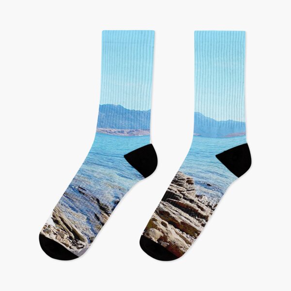 Item preview, Adriatic rocky beach in the Summer designed and sold by pumpqin.