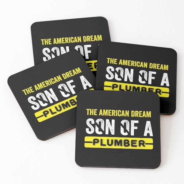 Item preview, THE AMERICAN DREAM SON OF A  PLUMBER designed and sold by Hussain Shirts.