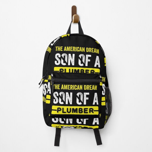 Item preview, THE AMERICAN DREAM SON OF A PLUMBER designed and sold by Hussain Shirts.