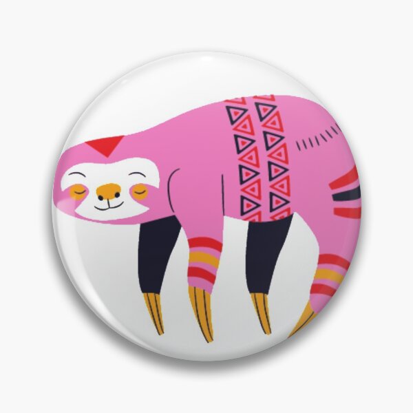 Item preview, Pink Sleeping Sloth designed and sold by Lamadesigns.