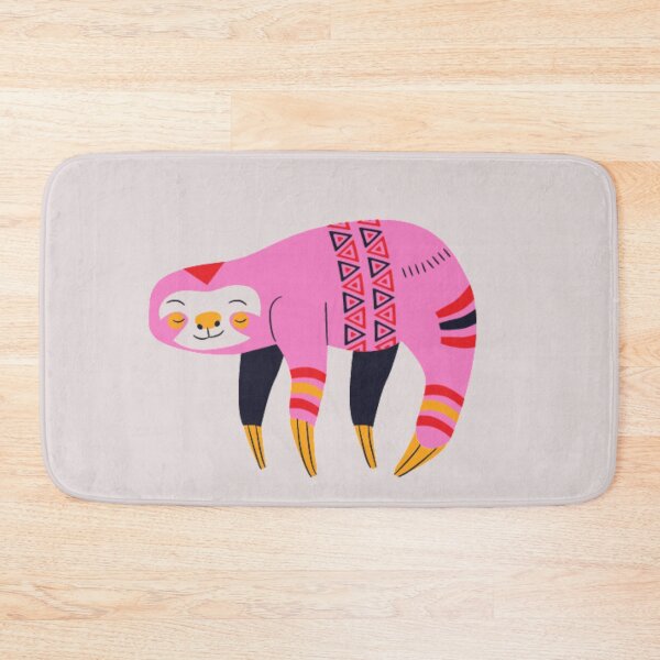 Item preview, Pink Sleeping Sloth designed and sold by Lamadesigns.