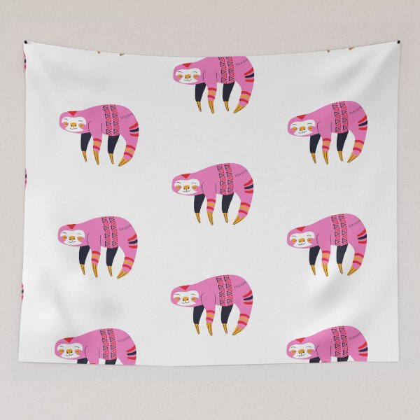 Item preview, Pink Sleeping Sloth designed and sold by Lamadesigns.