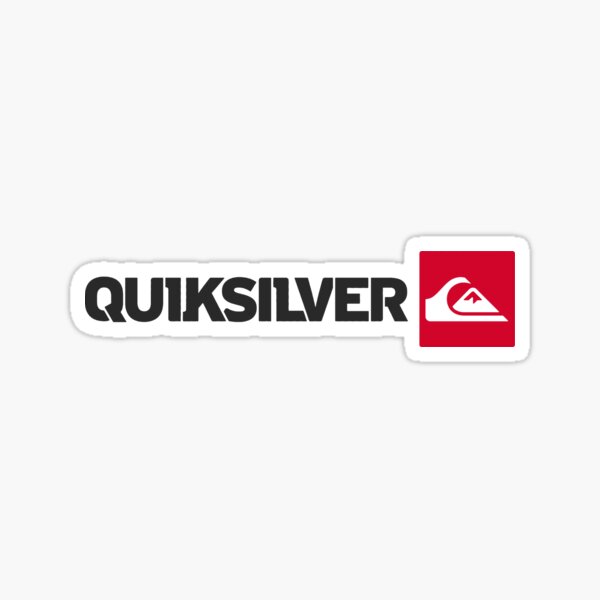 silver beach Surf Sticker