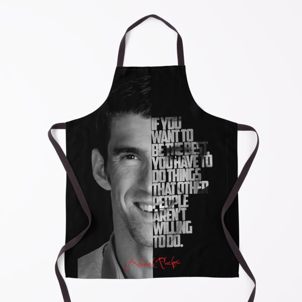 Item preview, Black and white Michael Phelps quote. designed and sold by Enea Kelo.