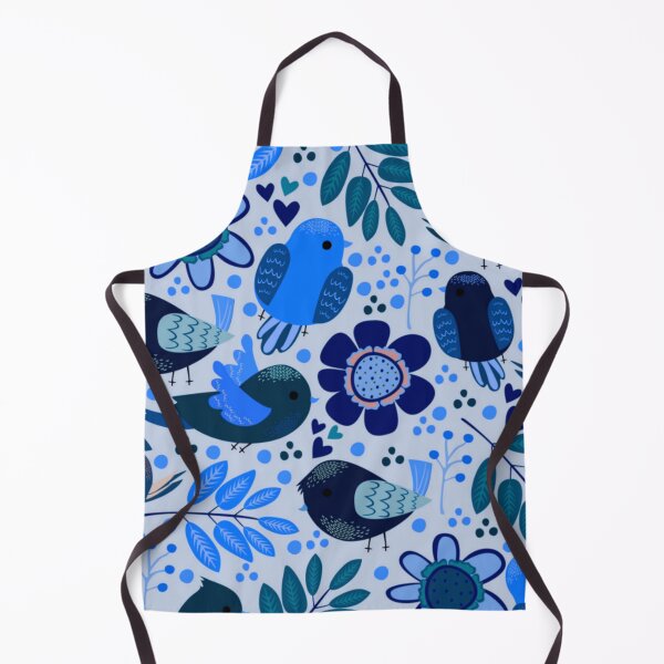 Item preview, Birds Flowers and Leaves Illustration Pattern Design designed and sold by adityanik.
