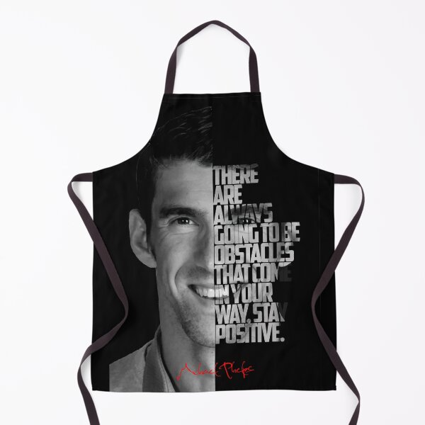 Item preview, Black and white Michael Phelps quote. designed and sold by Enea Kelo.