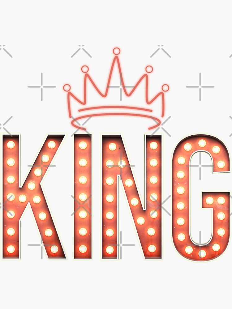 "King Light" Sticker for Sale by LongTunnel Redbubble