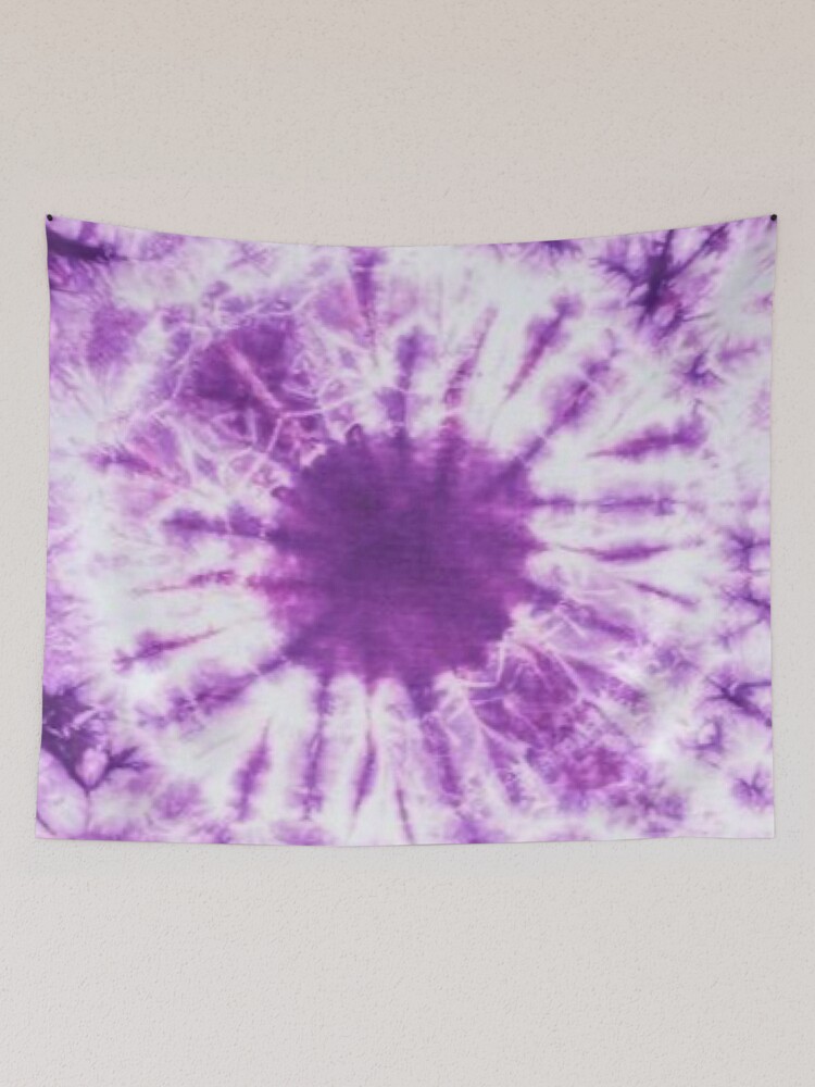 Purple tie dye tapestries tapestry Tapestry by Mattingame Redbubble