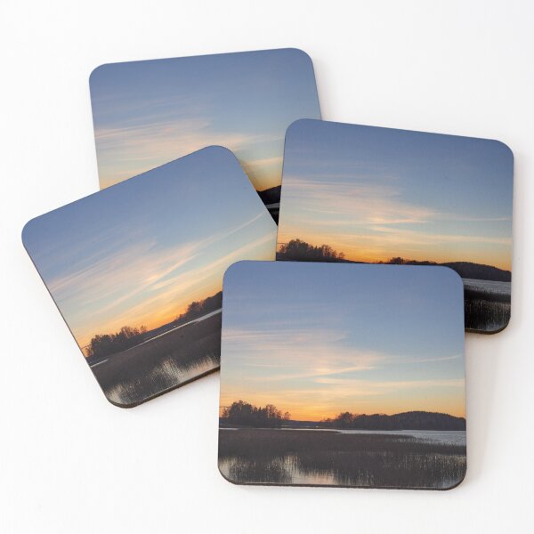 Item preview, Zigzag clouds reflecting the setting fun designed and sold by Jouko Lehto Photography.