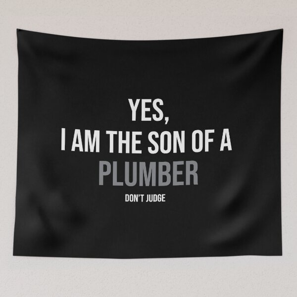 Item preview, Son of a plumber designed and sold by Bella's Merch.