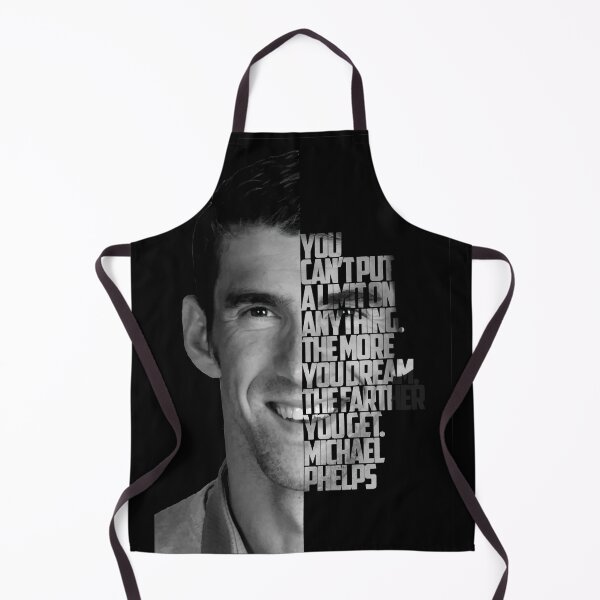 Item preview, Black and white Michael Phelps quote. designed and sold by Enea Kelo.